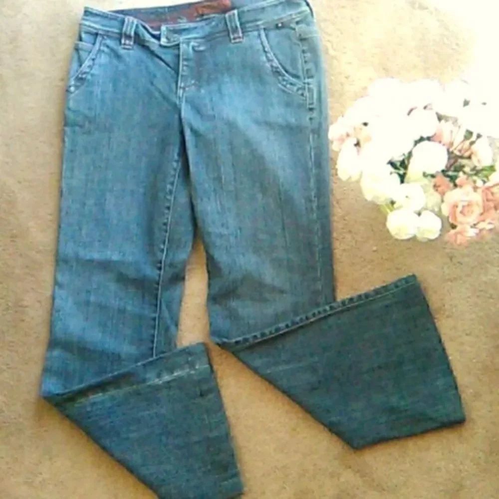 Indigo Palms Wider Leg Jeans